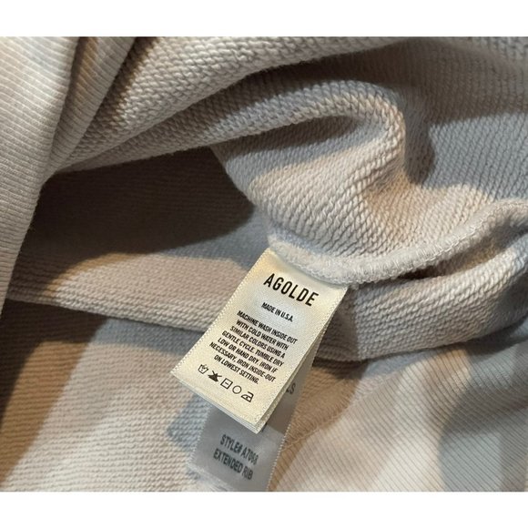 AGOLDE BALLOON SLEEVE TURTLENECK SWEATSHIRT SZ M - Picture 9 of 11